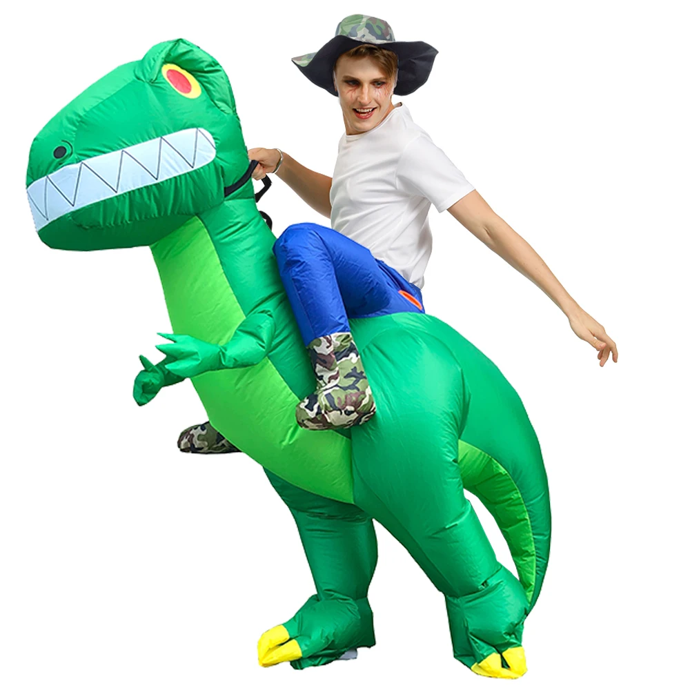 Adult Kids Dinosaur Alien Inflatable Costume Anime Cosplay Carnival Clown Flamingo Fancy Dress Party Halloween Costume Suits images - 6