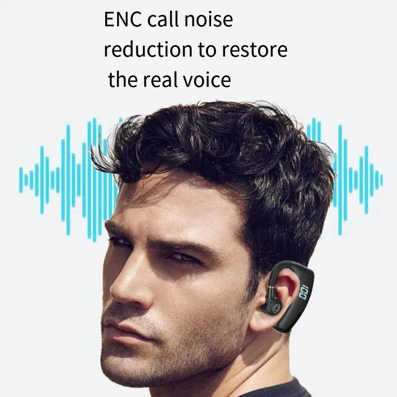Наушники Earhook беспроводные наушники Bluetooth совместимые с рукоятками дисплей со