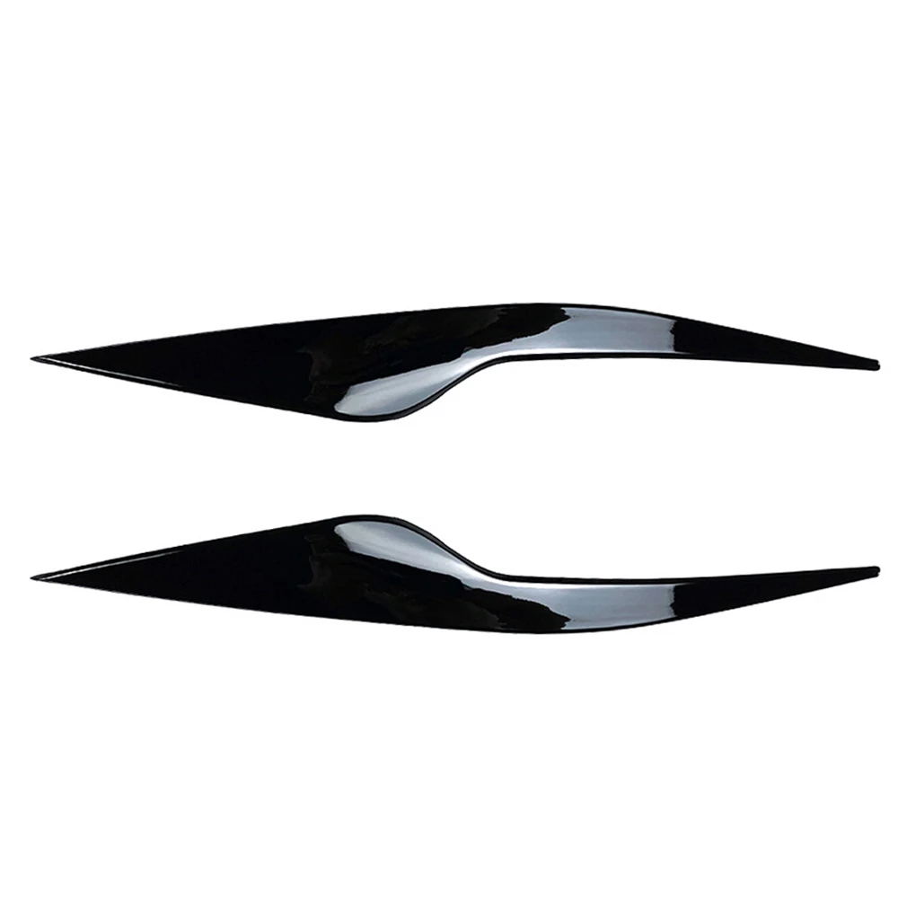 

Car Glossy Black Headlights Eyebrows Eyelids Cover Eyelash Head Light Lamp Stickers for Ford Focus MK2.5 2008-2011