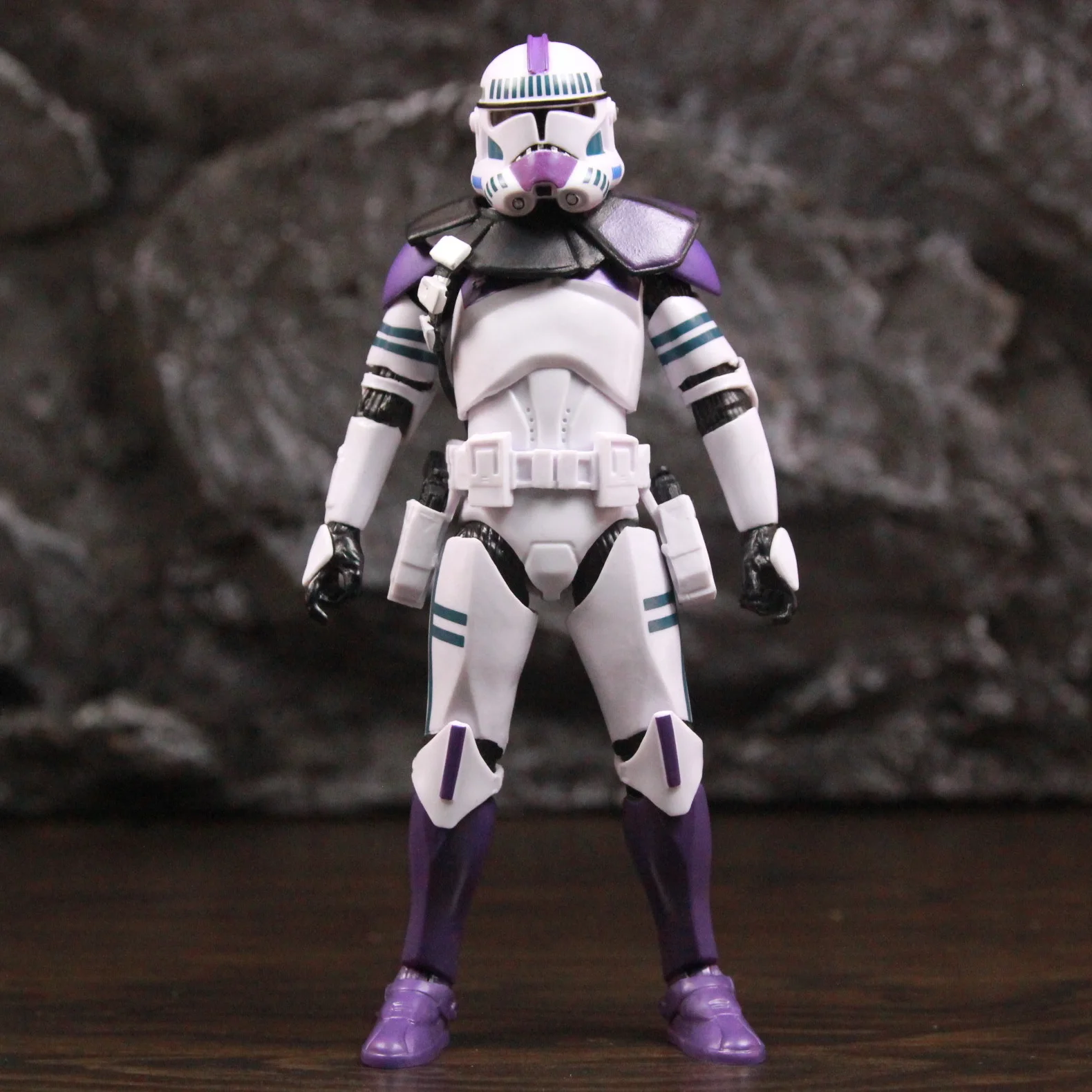 Фото Новое тело 187-го легиона Фиолетовая фаза II P2 ARF Trooper Commander Scout 6 дюймов Фигурка Mace Windu Republic Grand Army Clone Toys №3