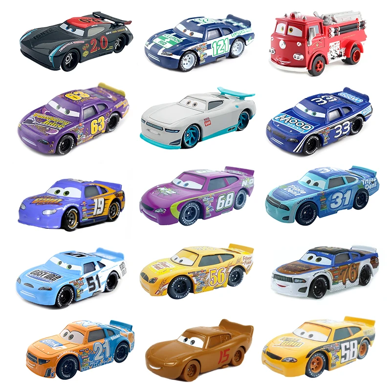 Коллекция мини-гоночных моделей Disney Pixar Cars 3 и 2 красный Thunderbolt MacQueen