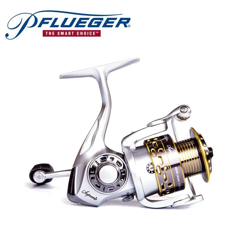 Pflueger-carrete de pesca giratorio, accesorio 100% Original, SUPSP25X, 30X, 35X, 9BB, 6,2: 1, cuerpo de Metal y magnesio, para agua salada