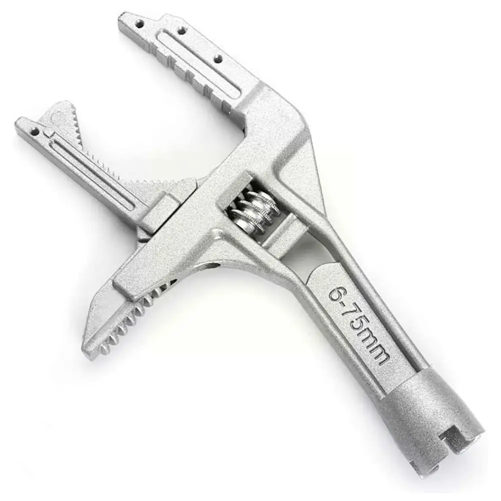 

Гаечный ключ для ванной комнаты, многофункциональный смеситель для раковины, алюминиевые инструменты, ручной большой регулируемый ключ с о...