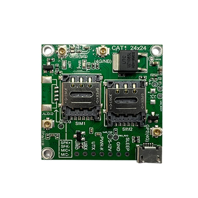Фото Комплект коммутационной платы SIMcom SIM7670E, модули 4G LTE CAT1, поддержка данных + GNSS + голоса, однорядная игольная плата разработки с антенной №3