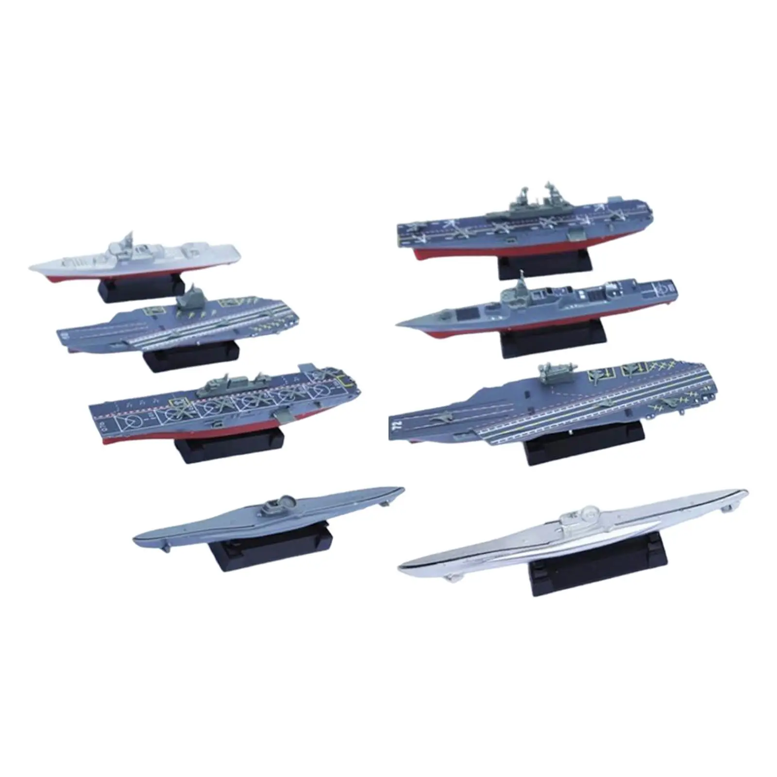 

8x Aircraft Carrier Toy DIY Assemble Puzzle Toys Playset Jigsaw Toys Simulation Warship Model Toy for Boys Children Girls Gifts