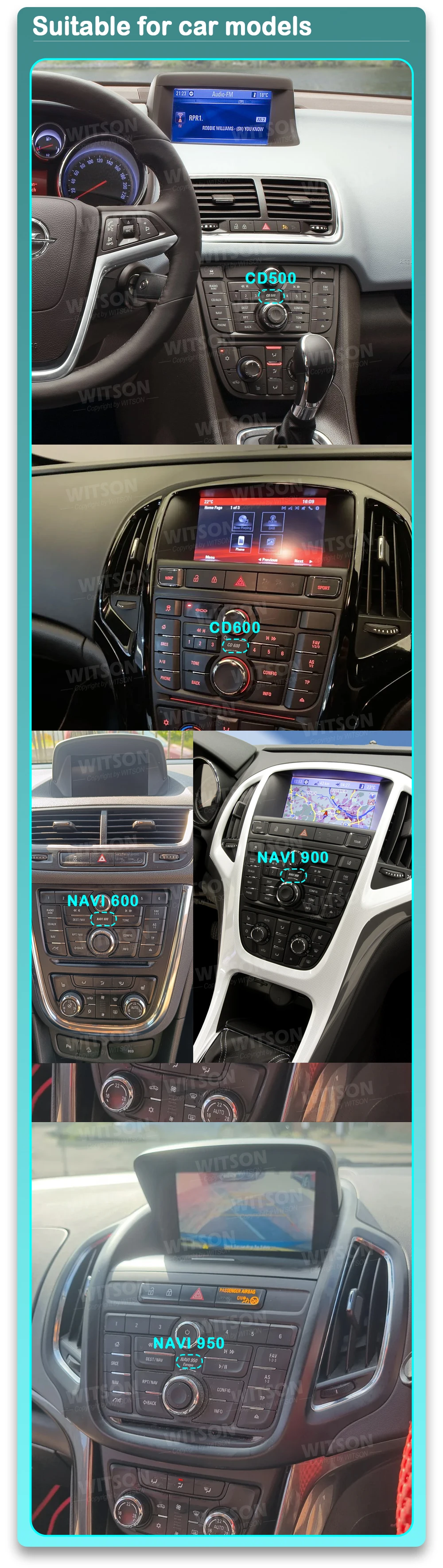 Фото OEM беспроводной Carplay для Opel Regal Vauxhall Insignia Mokka Astra Insignia Meriva B Zafira 2011-2015 Android Auto Interface Box №2