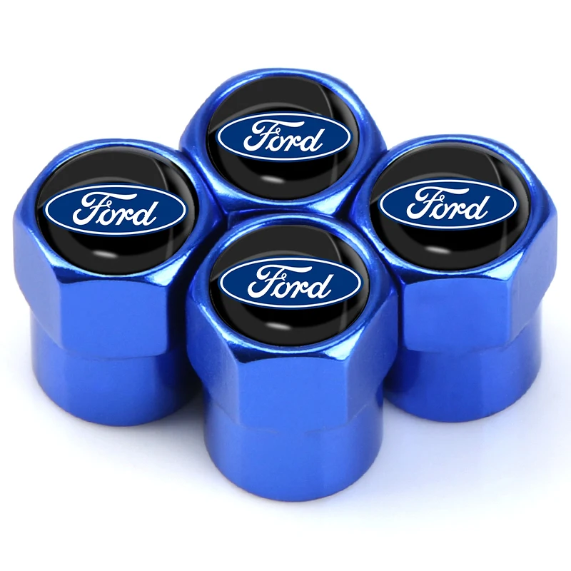 

4 шт. автомобильные значки, колпачки для клапанов шин, колпачки для Ford Escape Kuga Mondeo Ecosport Fiesta Focus 2 3 MK1 MK2 Fusion