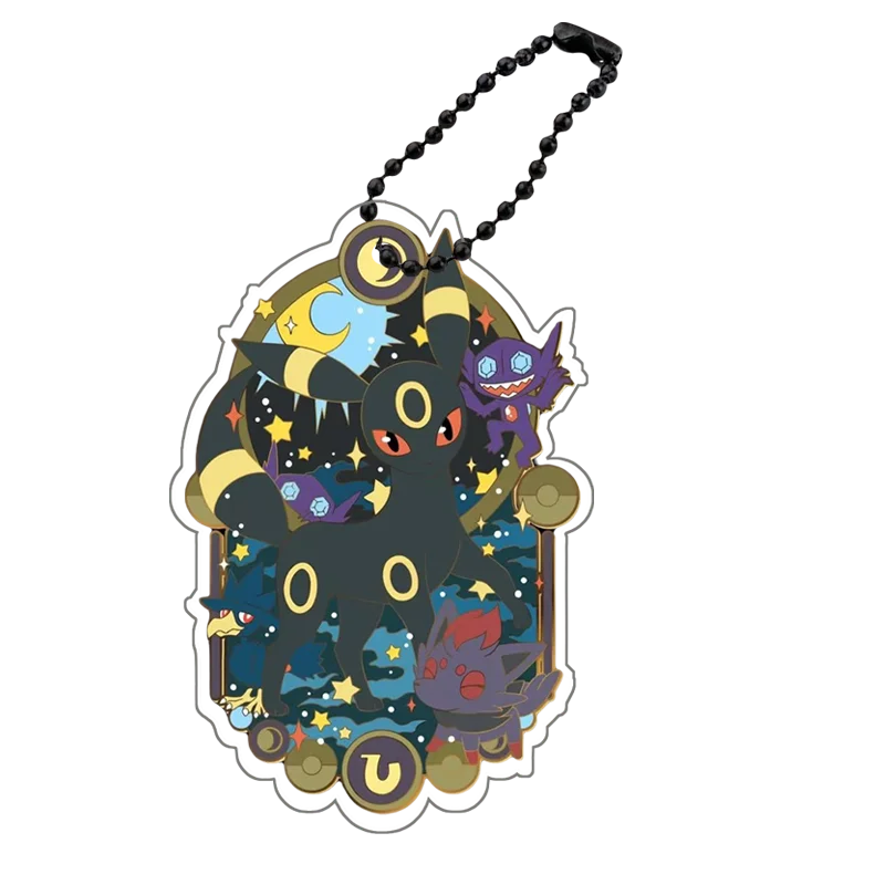 Pokemon Eeveelution Leafeon Sylveon Espeon Umbreon Eevee Jolteon Glaceon Flareon акриловый брелок для мобильного