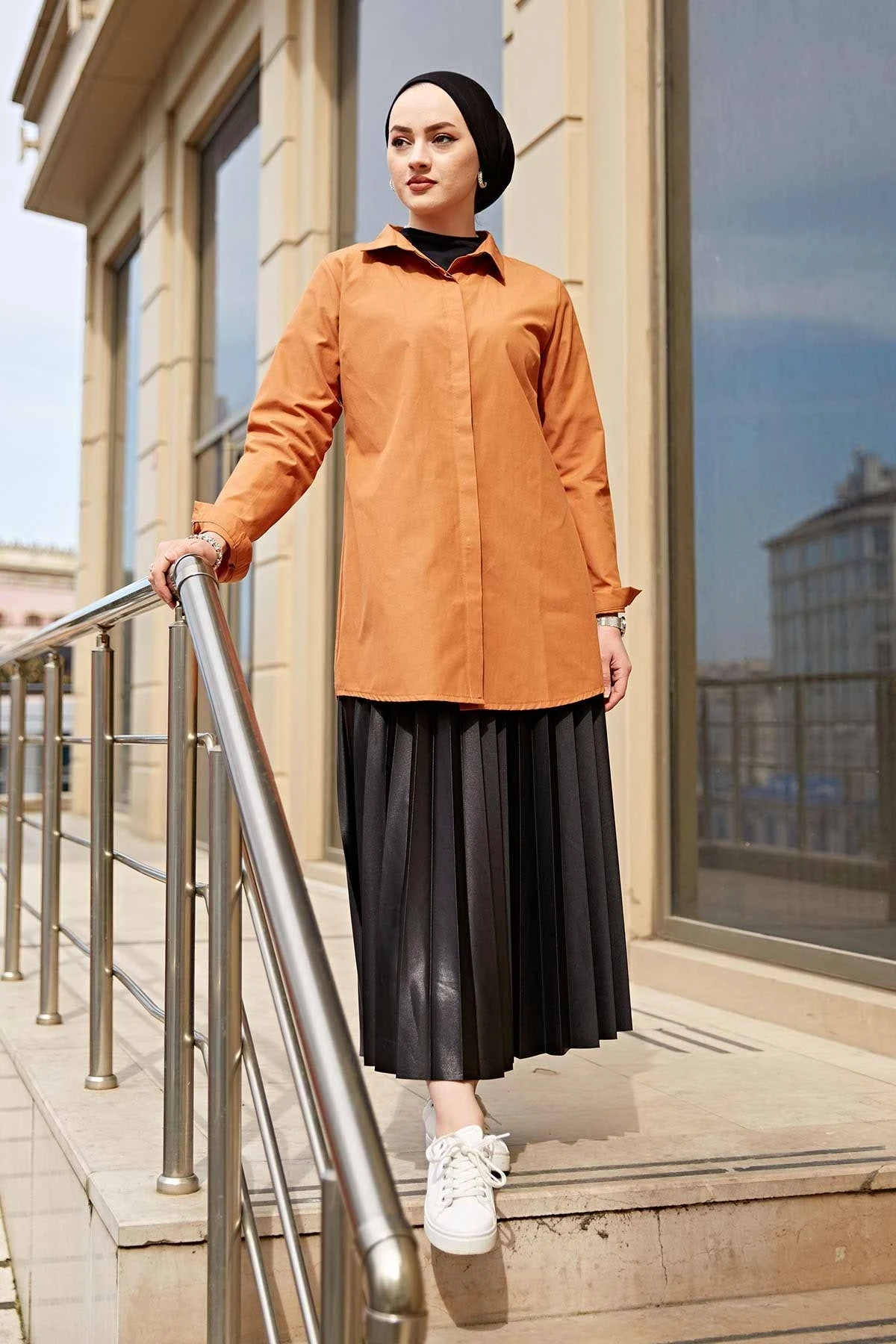 Boyfriend Shirt MD Tan
