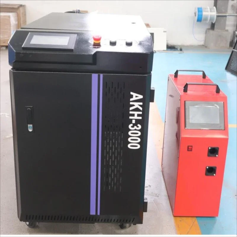 Ручной лазерный сварочный аппарат 2000 Вт для металла двойной проволоки стали