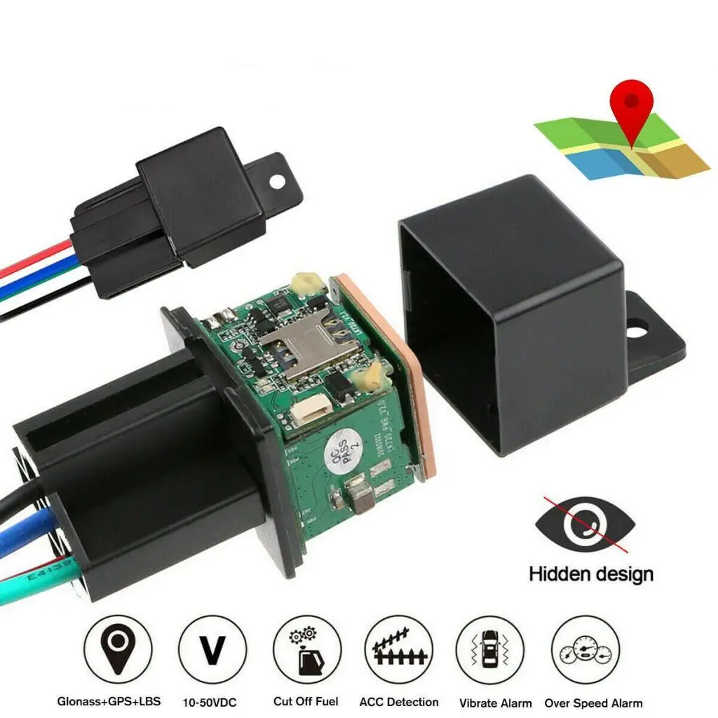 

Vehicle Auto Car Hidden Relay GPS Tracker GSM Locator Cut Off Power System