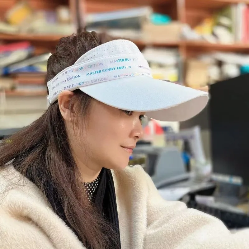 Golf Sport Sun Visor Hats Adjustable Empty Top Baseball Cap Cotton Ball Caps for Women