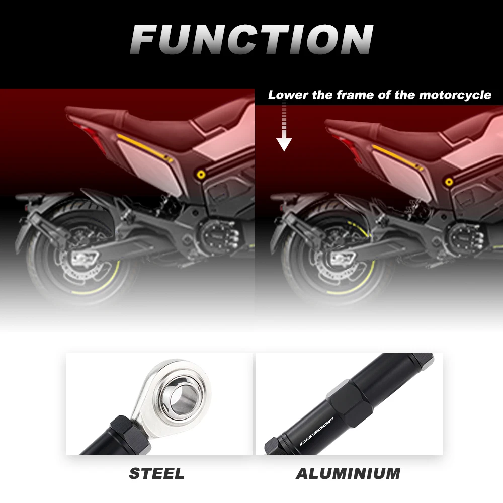 Подходит для Honda CB500X/XA CB500F/FA CBR500R CBR500RA Kawasaki Ninja ZX-10R Регулируемая подвеска