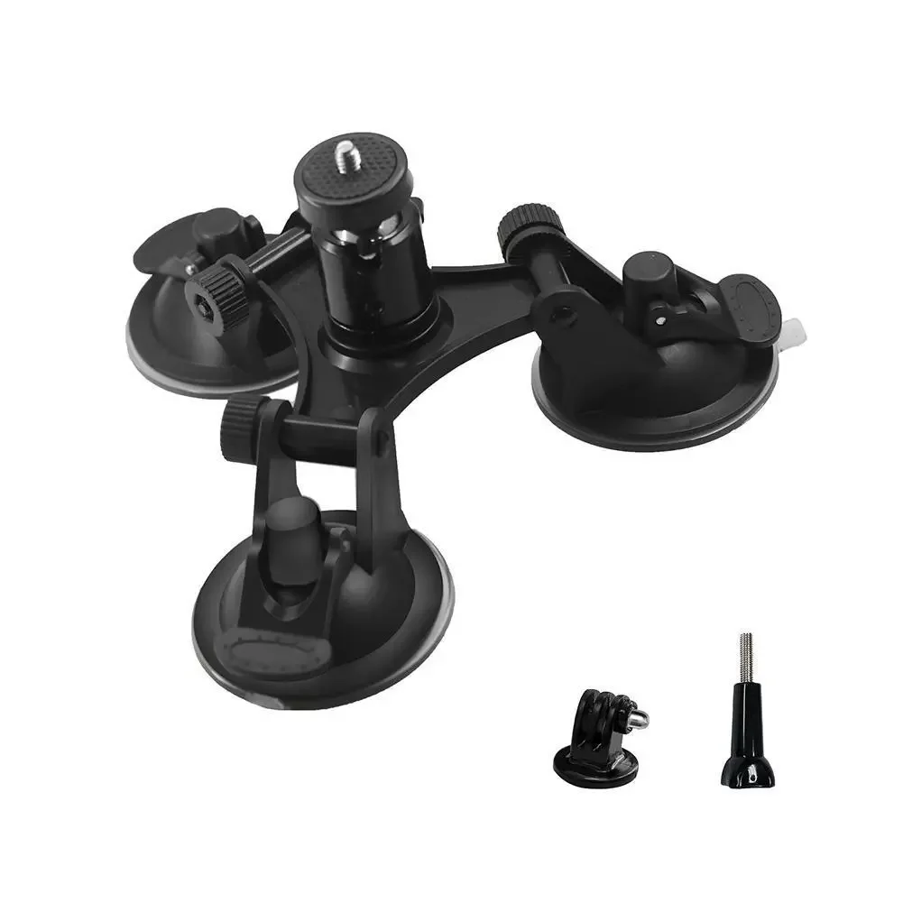 

2022New Triangular Suction Bracket For Sports Camera, Expansion Module Part With Suction Cup For Car, And Recorder For Driving