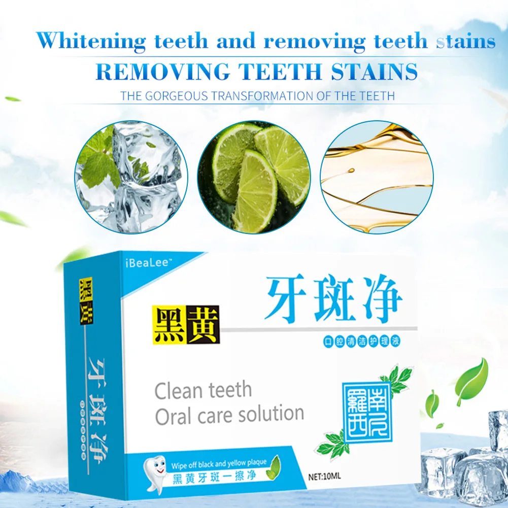 

Teeth Whitening Essence Remove Stains Plaque Oral Cleaning Serum Fresh Breath Tooth Whitening Brightening Essence Dental Care