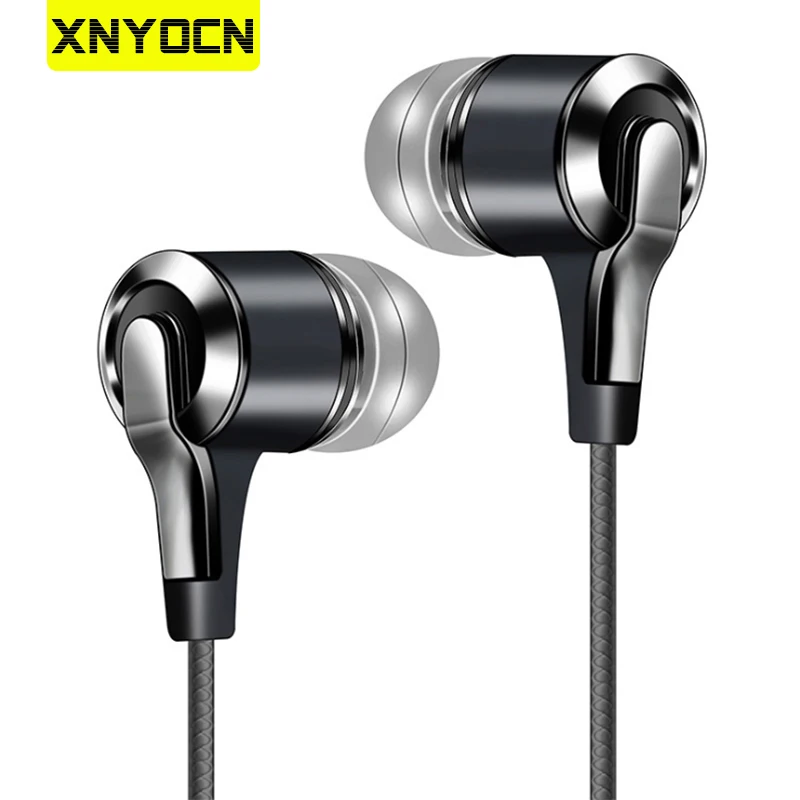 

Xnyocn Earphones 3.5mm In-Ear 1.2m Wired Control Sport Headset Wired Headphones For Huawei Honor Smartphone With Microphone