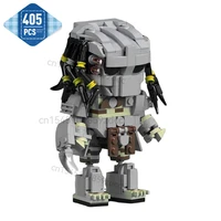 moc aliened predators blood robot building blocks set war movie model constructor bricks educational diy toys for children gift