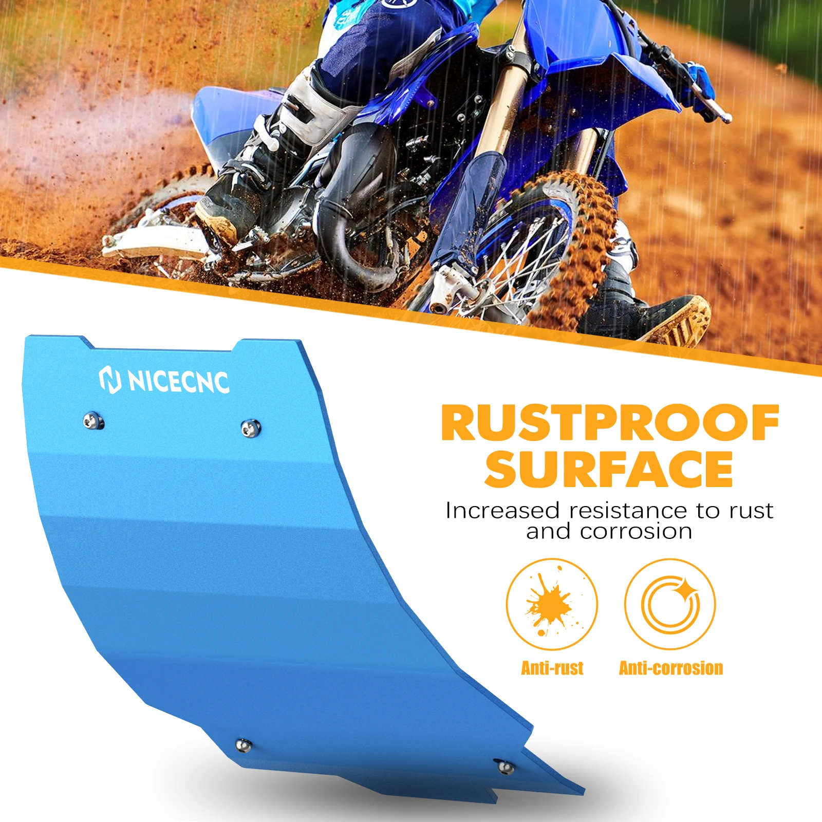 Резиновая пластина NiceCNC для мотоцикла Нижняя защита YAMAHA YZ85 YZ 85 2002-2022 2021 корпус