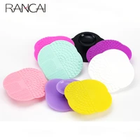 1pcs make up brush cleaner cosmetic clean tools small size silicone sucker brush cleaning mat for makeup brushes