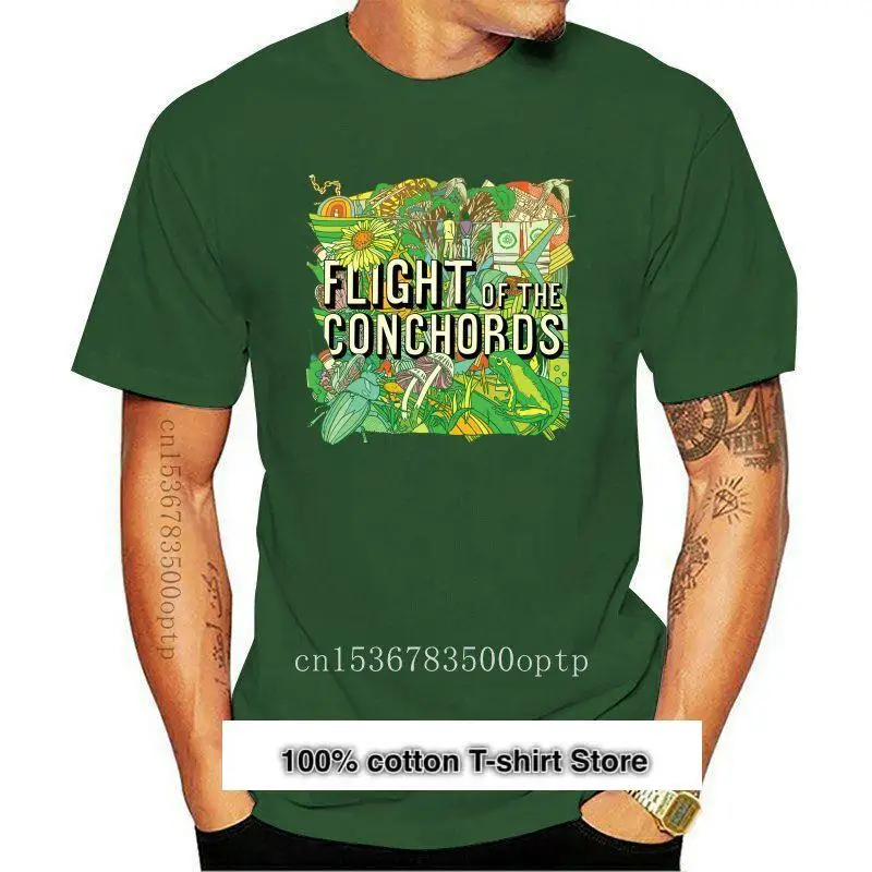 

Camiseta blanca para hombre Flight Of The Conchords, hecha a Индивидуальный