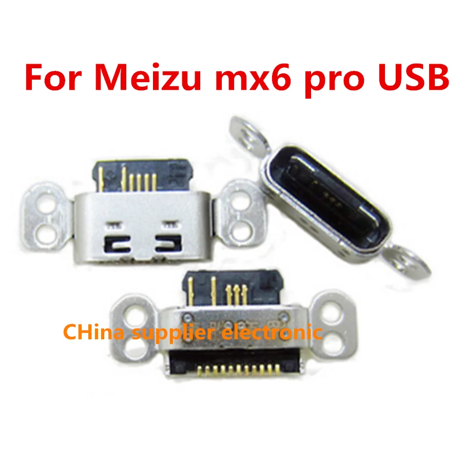 10 шт.-100 шт. USB-разъем для зарядки телефона Meizu mx6 pro