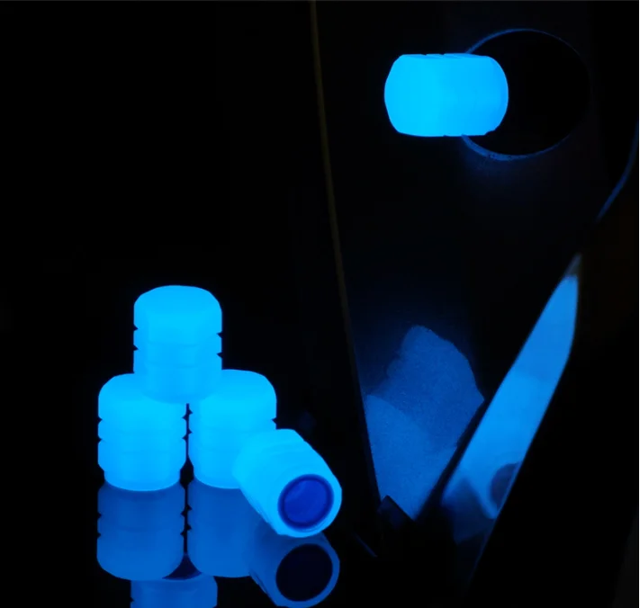 Автомобильные люминесцентные колпачки для подсветки шин украшение Skoda Octavia A5 A7 Leon