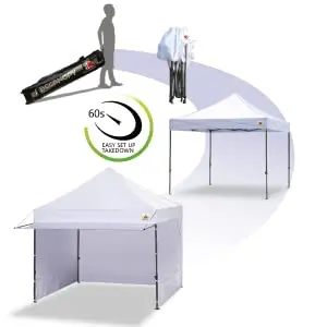 На Заказ 10x10 футов 3x3 м ABCCANOPY Выдвижная палатка с тентом и боковыми стенками для