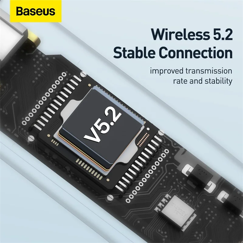 Фото Беспроводные наушники Baseus BS2 Lite A0010A TWS, Bluetooth 6.0, 3.3 г, 40 часов работы, 360° звук °   Беспроводные наушники с объемным звуком, защитой IP55 и шумоподавлением ENC №5