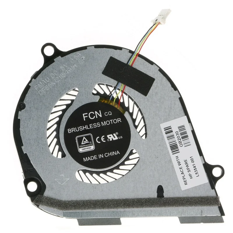 X360 15-DS 15-DR 15M-DR 15T-DR 15Z-DS L53542 L53541 Вентилятор охлаждения процессора и графического HP