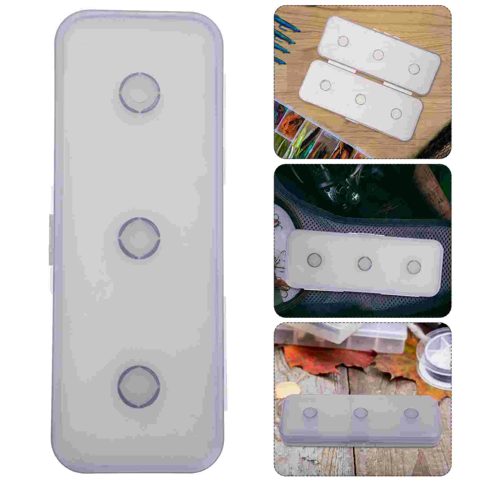 Ящик для хранения снастей 6 слотов рыболовных с доской лески и держателем отлично