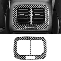 carbon fiber rear air vent panel cover trim decorative for tiguan l 2017 2021 interior accessories
