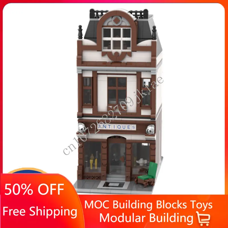 

1420 шт., Детский конструктор MOC, под старину