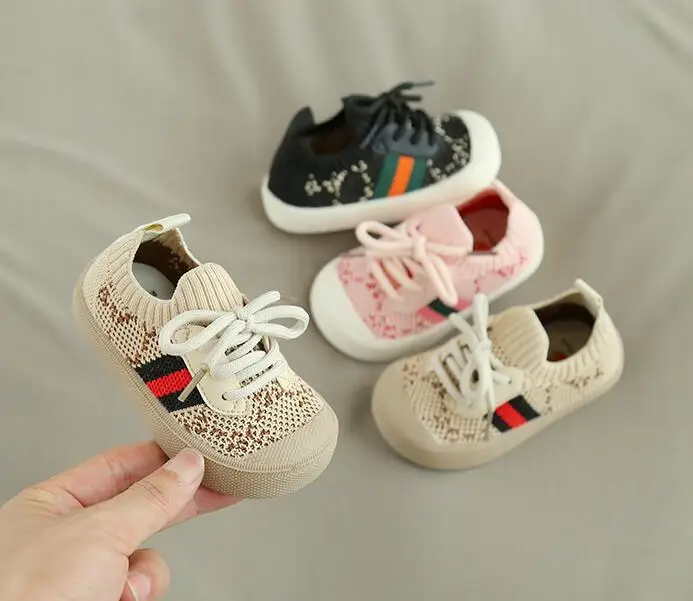 

Kids Baby First Walkers Shoes 2022 Spring Infant Toddler Shoes Girls Boy Casual Mesh Shoes Soft Bottom Comfortable Non-slip Shoe