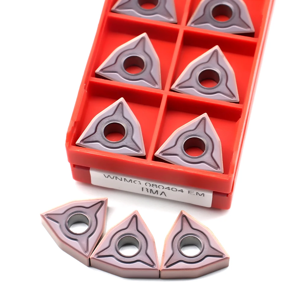 

WNMG080404 EM WNMG080408 MA CNC маршрутизатор токарный станок с ЧПУ металлические лезвия Токарные Вставки обработка деталей из нержавеющей стали