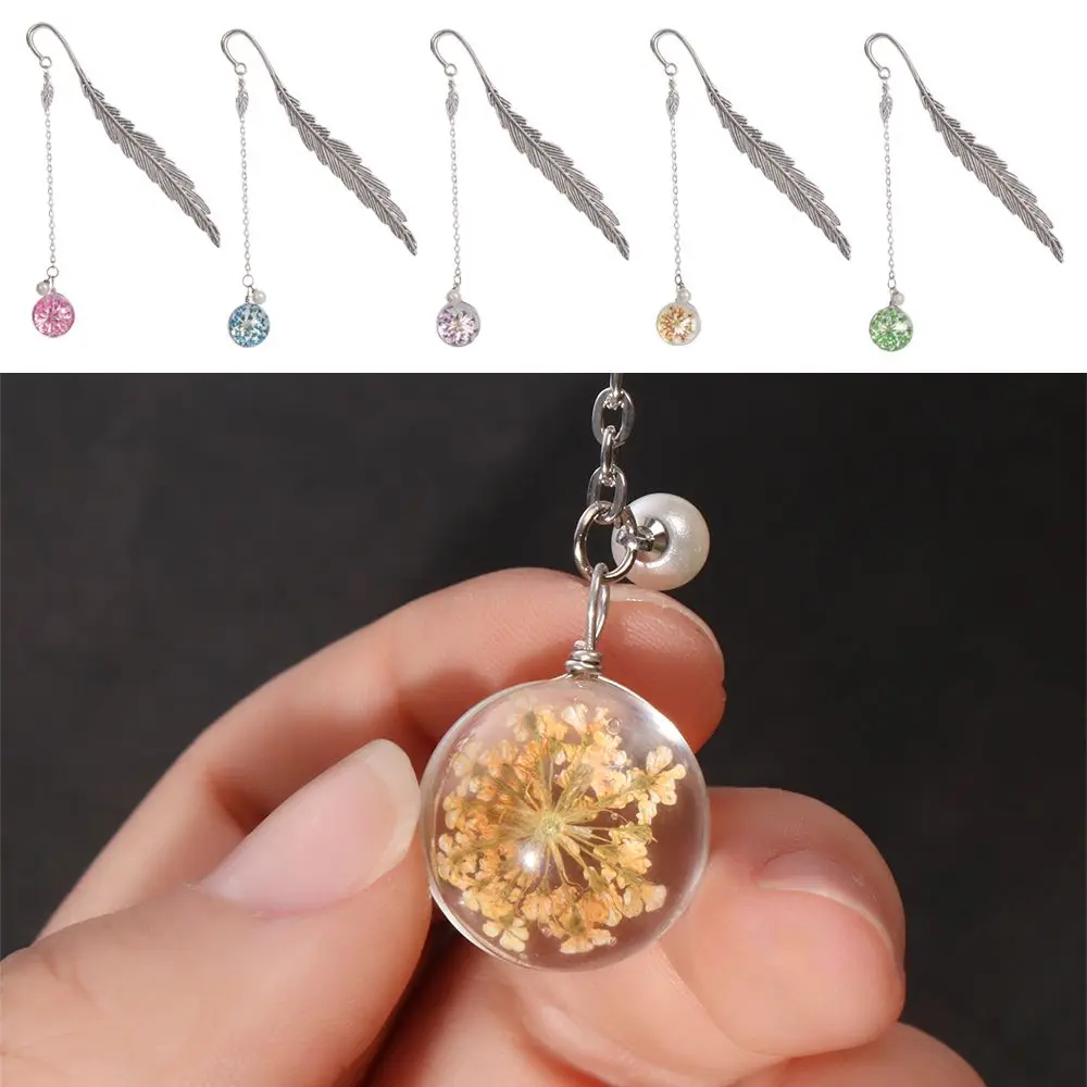 

Readers Book Clip Office Supply Books Accessories Gifts for Friends Pendant Feather Bookmark Book Mark Stationery