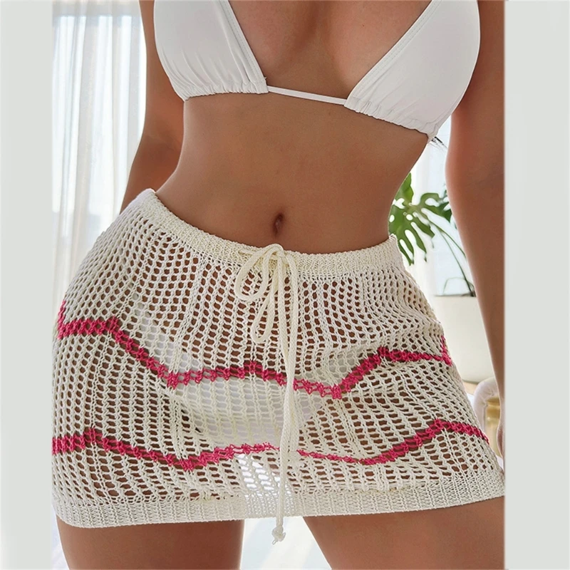 

Womens Sarong-Swimsuit Cover-Up Bathing Suit Coverups Mesh Beaches Wrap Skirt