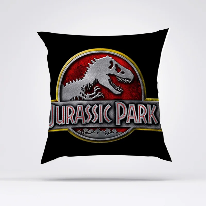 

Short Plush Jurassic Park Decorative Pillows for Sofa Pillow Cover Home Decoration Accessories Twin Size Bedding Cushion Covers