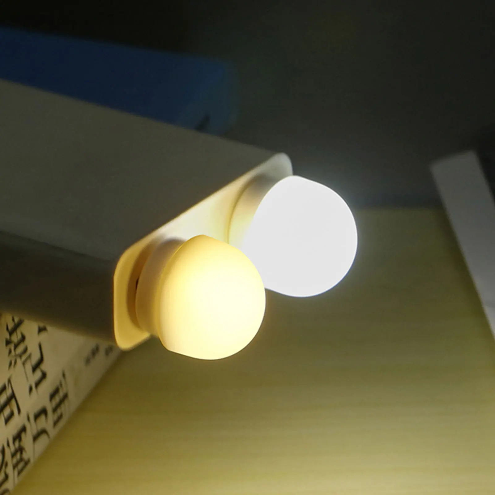 

Portable LED Night Light USB Mini Lamp Bulb Power Bank Computer USB Plug Book Lamp Cold/Warm White Eye Protection Reading Light