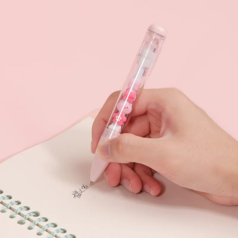 24PCS лот CREATIVE SAKURA CAT PRESS GEL PEN CUTE 0.5 мм нейтральный PEN SCHOOL WRITING SUPPLIES рекламный подарок (art.: 3920db360ceab) - 3920db360ceab