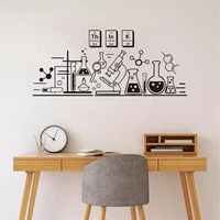 vinyl wall decals chemistry science think murals classroom school educational experiment laboratory decor stickers dw13854