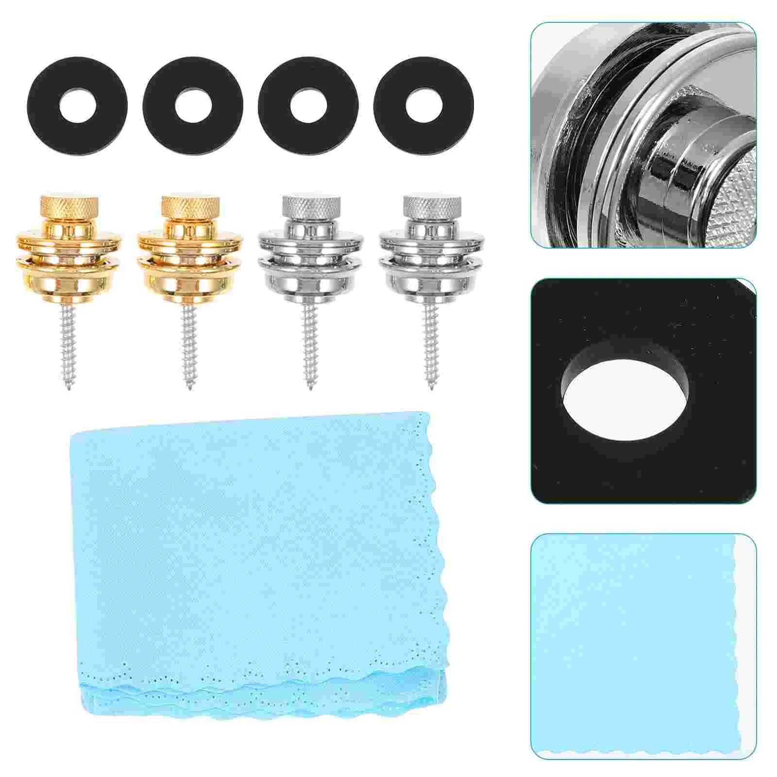 

Strap Drum Shoulder Sling Guitar Locks Buttons Beltnylon Lock Button Bass Straps Snare Electric