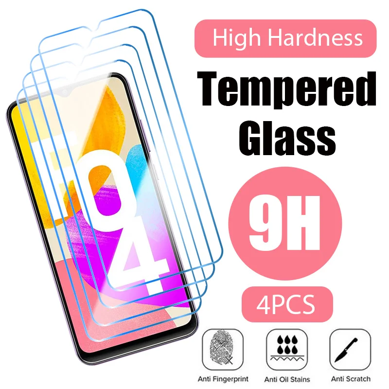 

4PCS Tempered Glass For Samsung A12 A52 A71 A51 A50 A70 A31 A52S 5G A21S A20E A32 A22 A41 A51 A72 A40 A30S A10 A8 A7 A6 2018