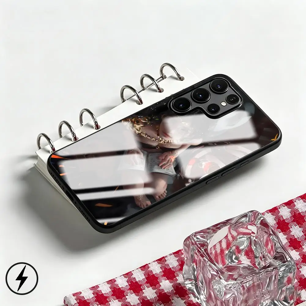 Фото Чехол для телефона Ghostblade wlop для Samsung S26 S25 S24 S23 S22 S21 S20 Plus Ultra Note20, стеклянный магнитный чехол №4