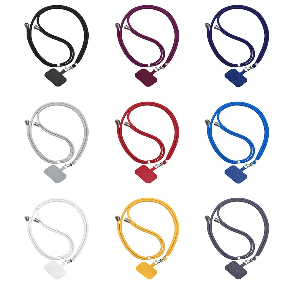 

Universal Crossbody Patch Phone Lanyards Mobile Phone Strap Lanyard 9 Colors Soft Rope for Cell Phone Hanging Cord