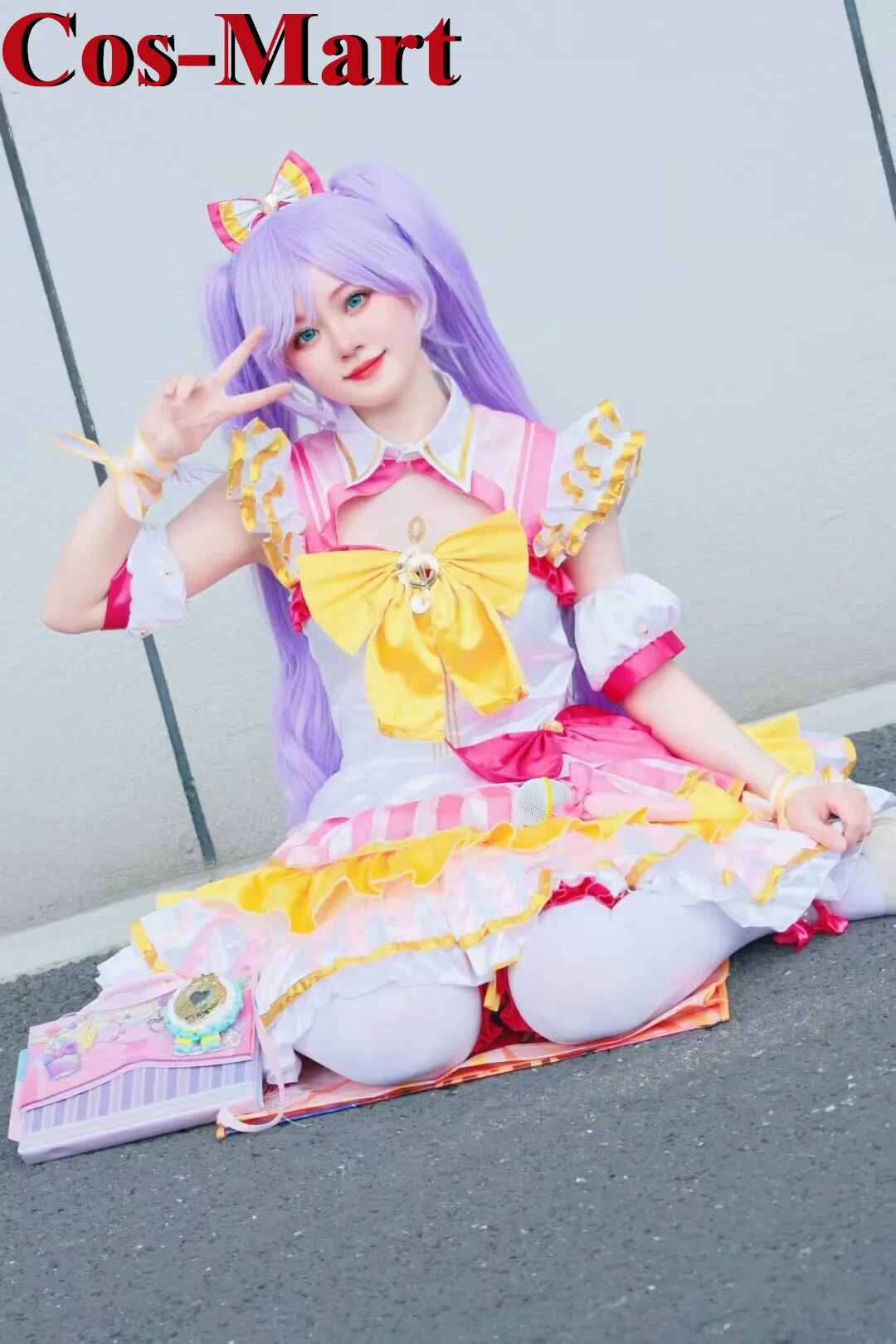 Cos-Mart Puripara Manaka Laala Косплей Костюм Великолепная Элегантная Боевая Униформа