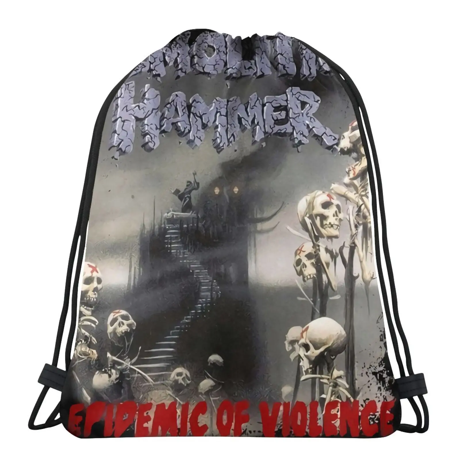 

Demolition Hammer Epidemic Of Violence Bag Shopping Bags Children's Cloth Bag Cloth Bag Dust Bag Custom Logo Tote Bag Cord Bag