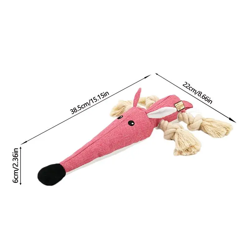 Плюшевые игрушки для собак жевания хлопковая веревка узел жевательная кукла