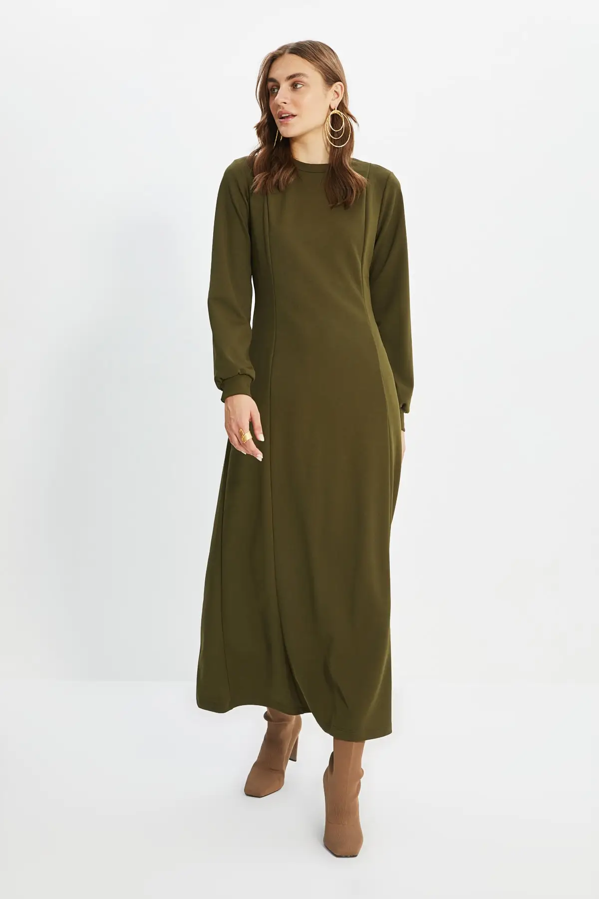 

Trendyol Bike Collar Dress TCTAW22EB0034