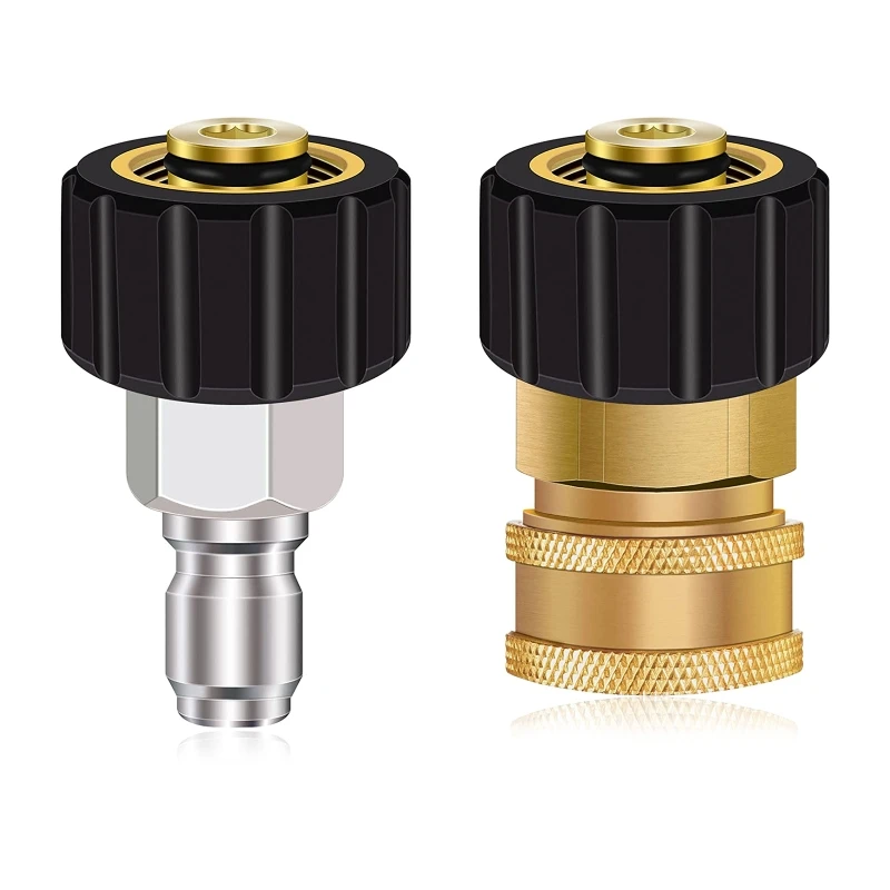 

M22 14mm to 3/8'' Quick Coupler Power Washer Hose Quick Coupler Anti Deformed