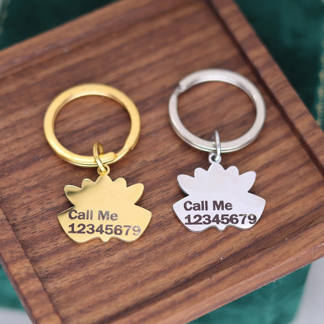 Нержавеющая сталь индивидуальное имя Марди Гра перо вечерние маска брелки